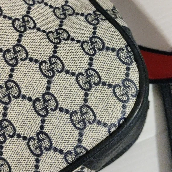 Gucci Blue Messenger Bag/Wallets Authentic Vintage - Picture 13 of 16